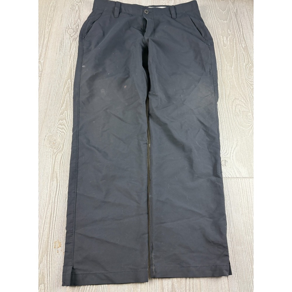 Under Armour Mens Navy Golf Pants Size 34 Inseam 30 Straight Chino Blue